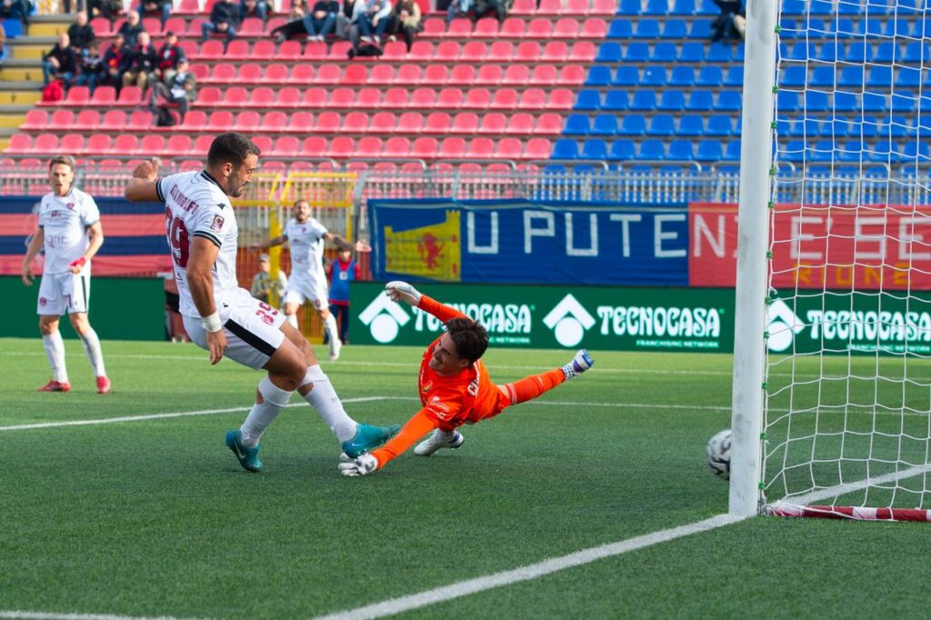 Il gol di Grandolfo al 90' che ha riaperto la partita, portando il punteggio sul 2-1