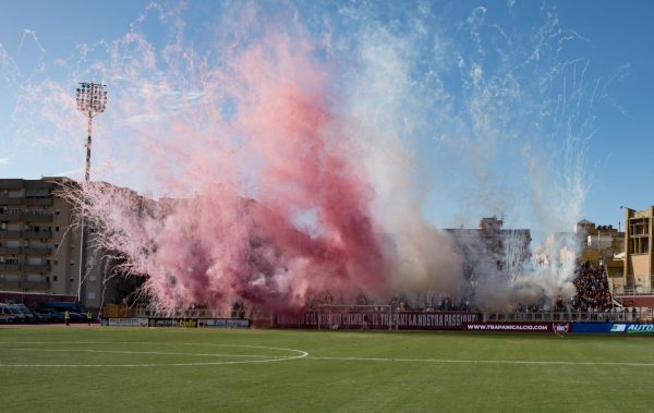 curva trapani tifosi stadio